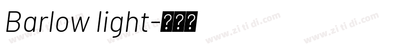 Barlow light字体转换 Barlow light字体转换
